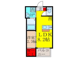 仮)リアコート上新庄の物件間取画像